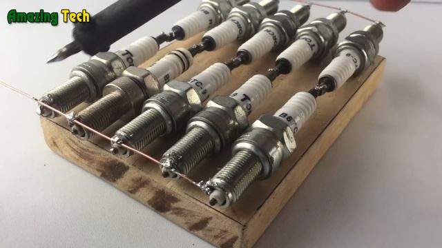 Real Experiment Free Energy Generator Using 10 Spark Plug смотреть онлайн