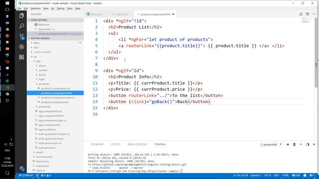Angular 5 - Routing смотреть онлайн