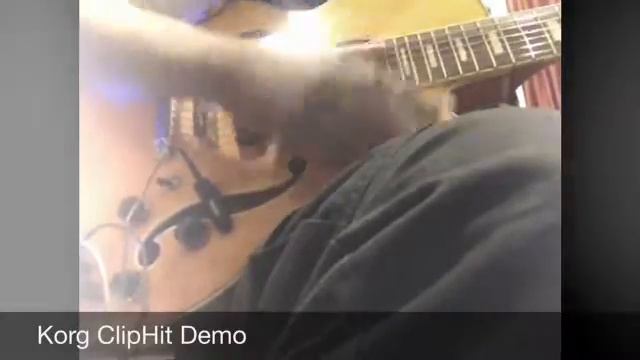 Funk Guitar using the Korg ClipHit Drum trigger смотреть онлайн