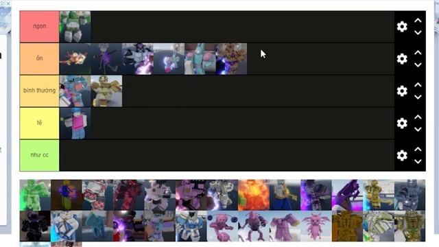 YBA Stand PVP Tier List смотреть онлайн