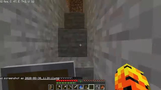 Minecraft java singleplayer (Almost died but a glitch saved me) смотреть онлайн