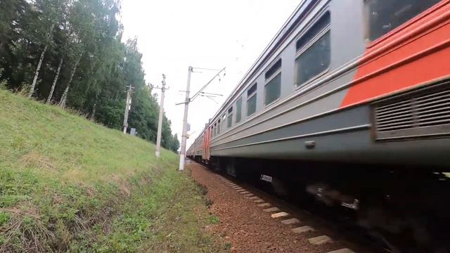 Электропоезд ЭД4М-0323 платформа 43 км смотреть онлайн