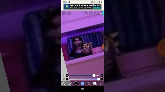 как сделать волосы в приложении IbisPaintX