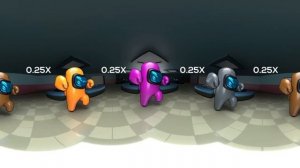 Distraction Dance - Among US Dance 360 Video VR | Among Us 3D Animation (2021)