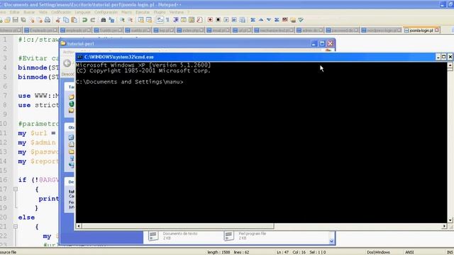 Tutorial de Perl parte 31 - Mechanize hack Joomla login (fuerza bruta) смотреть онлайн
