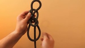 Как завязать узел «восьмерка» одним концом