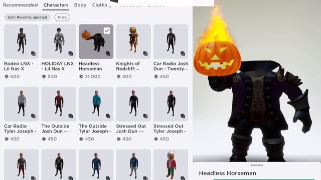 BUYING HEADLESS HORSEMAN IN ROBLOX! 2021 смотреть онлайн
