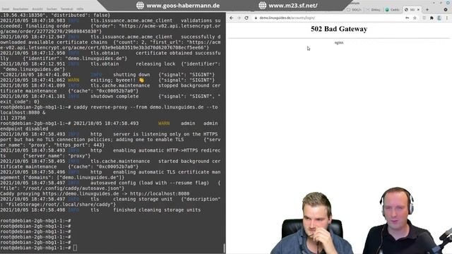 Seinen eigenen Mail-Verteiler hosten - Mailman auf Debian 11 Basis aufsetzen - Livestream vom 05.10 смотреть онлайн