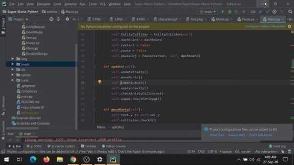 Learn Python Game Development | Super Mario Game | Source Code | Python Tutorial | Webtican