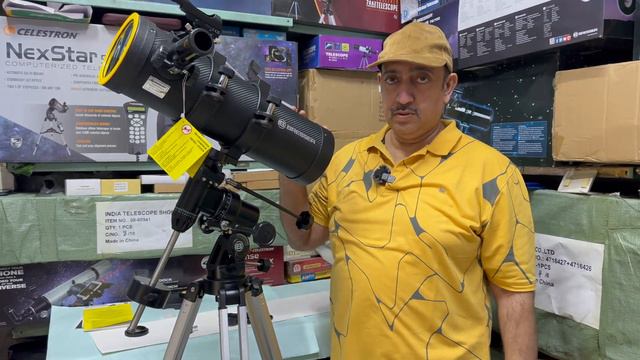 New Powerful Bresser spica 130-1000 eq reflector Telescope-Unboxing, installation, planets, deep sk смотреть онлайн