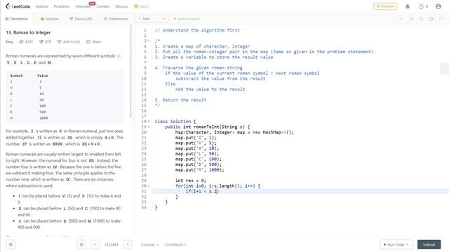 13. Roman to Integer - Leetcode | Java & C++ | Easy | Algorithm | DSA смотреть онлайн