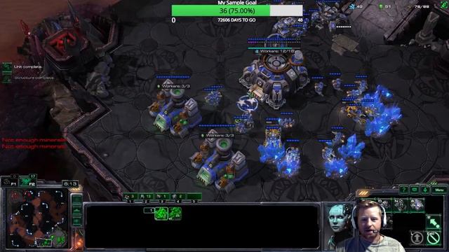 Starcraft 2: mech TvT Viking Tank WhiiteIce Gameplay смотреть онлайн