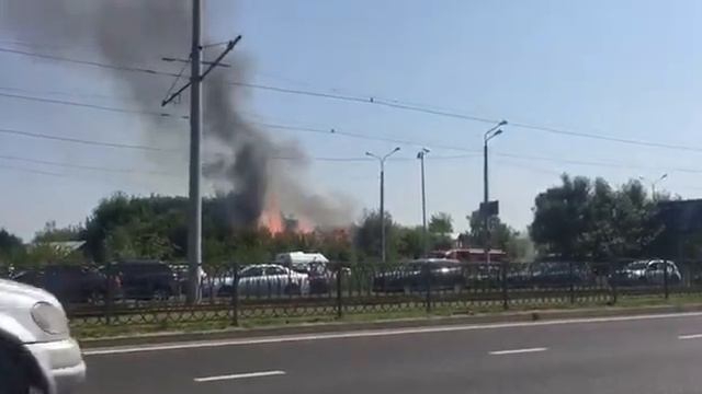 Пожар на улице Большая Крыловка в Казани смотреть онлайн