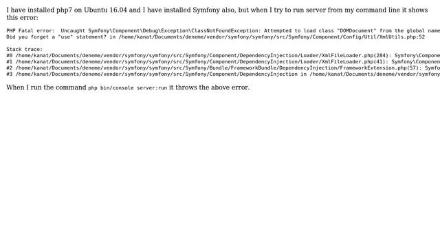 How to run Symfony on Ubuntu 16.04 with php7? смотреть онлайн