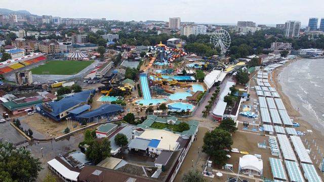Анапа. Тайфун. Съемки с дрона. Последствия. Страшилки блогеров. смотреть онлайн