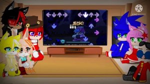 Sonic characters react to sonic.exe 2.0 cycles,endless,faker and black sun