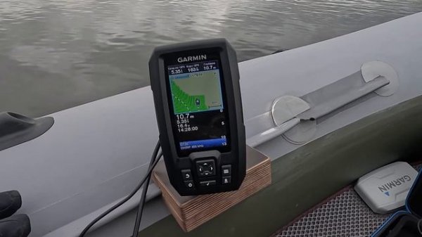 Создание карты глубин эхолотом Garmin STRIKER Vivid 4cv с датчиком GT20 TM