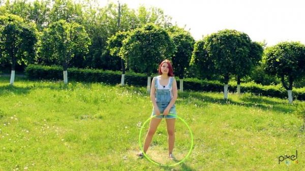 Обучалка- Прыжки | Hoop dance tutorial - Jump