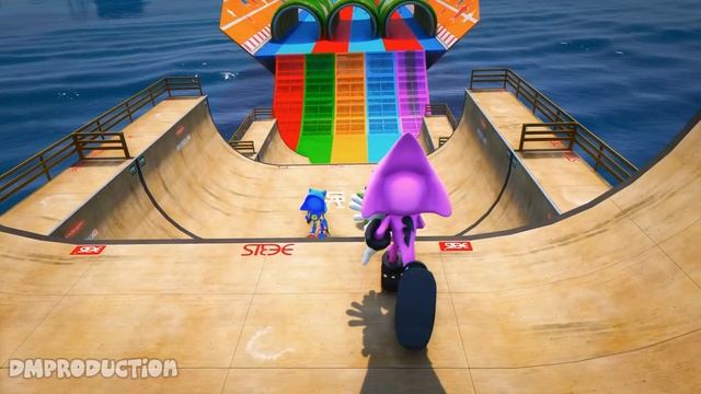 SONIC THE HEDGEHOG TEAM Running Challenge #570 (Funny Contest) - GTA V Mods