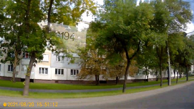 Минск.Поездка на троллейбусе №60 ДС Ангарская-4 - метро "Могилёвская" смотреть онлайн