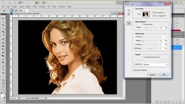 Замена фона в Photoshop смотреть онлайн