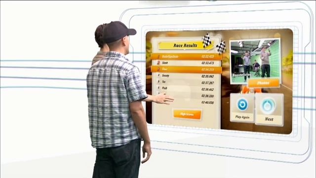 Kinect Joyride for the Xbox 360 Gameplay Video смотреть онлайн