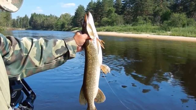 Ловля щуки спиннингом на колебалки. На рыбалке с женой смотреть онлайн