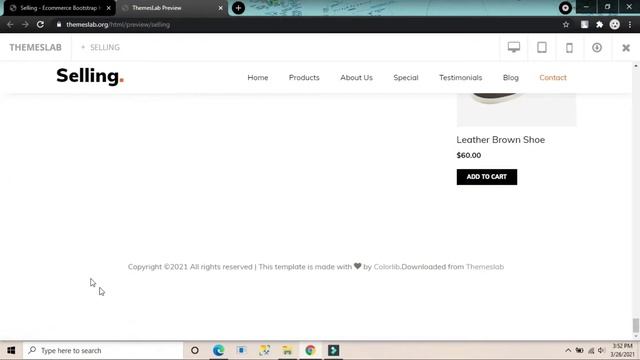 SELLING: Ecommerce Bootstrap HTML Template смотреть онлайн