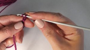 Как вязать воздушную петлю крючком Урок №1