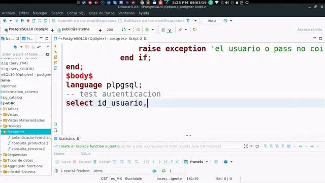 Reel BD código DDL, DML, DCL, SQL y PLpgSQL смотреть онлайн