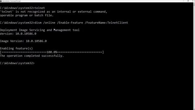 Install Telnet on Windows 10 смотреть онлайн