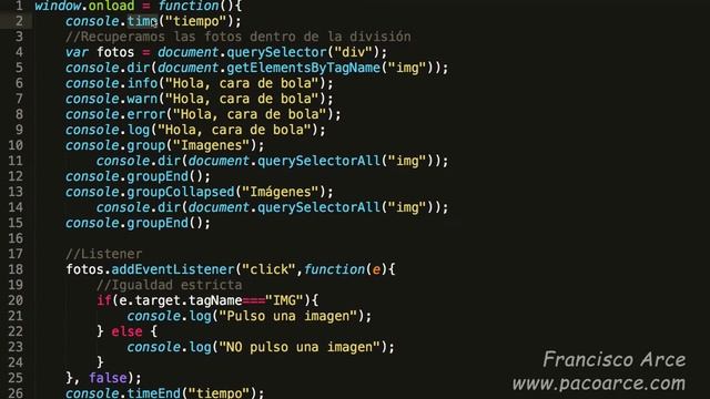 Document Object Model: La consola de JavaScript смотреть онлайн