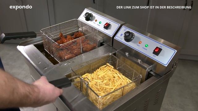Elektro-Fritteuse - 2 x 16 Liter - Unterschrank | Royal Catering RCKF 16DSH | Produktvorstellung смотреть онлайн