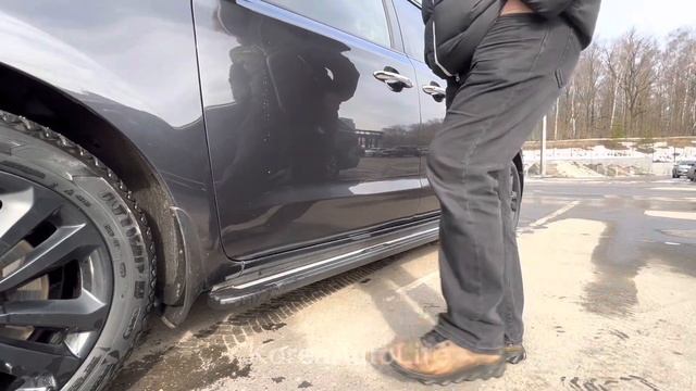 KIA Carnival 3 - решётка радиатора и накладные пороги смотреть онлайн