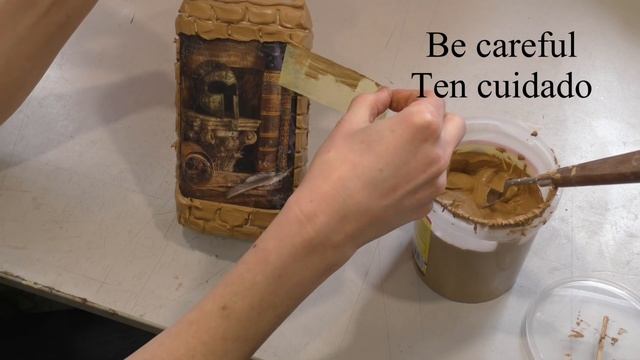 DIY Decoupage Bottles Tutorial Lesson For Begginners Glass Bottle Gift For Him