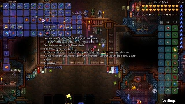 PROVIDENCE, THE PROFANED GOD! Terraria 1.3 MODDED v6 Ep.47 смотреть онлайн