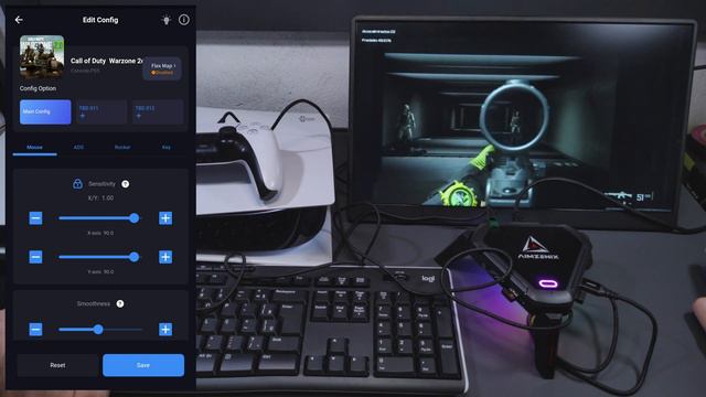 Adaptador de MOUSE e TECLADO para qualquer console | AIMZENIX MONSTER - PS5, XBOX X/S смотреть онлайн