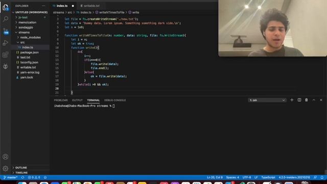 3. Writable Streams Events смотреть онлайн