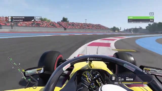 F1® 2019 Renault France Hotlap #8 смотреть онлайн