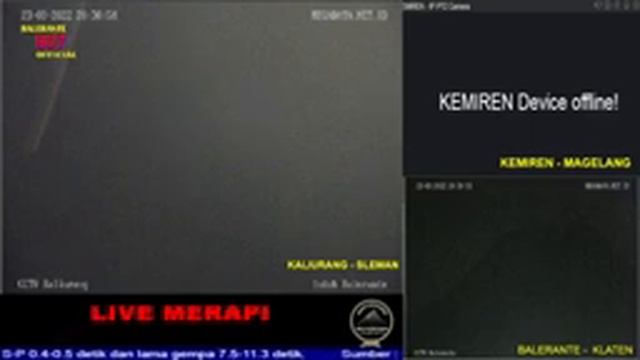 Live Streaming Merapi Volcano Eruption - Yogyakarta and Central Java, Indonesia 23-08-2022 смотреть онлайн