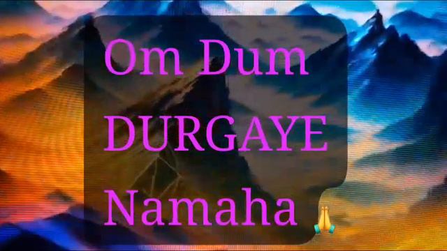 Мантра Богине Дурги.Мантра устраняющая все препятствия.ON DUM DURGAYE NAMAHA🙏🙏🙏🙏 смотреть онлайн