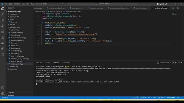#Tutorials 16 || Handle multiple window || Selenium Python смотреть онлайн