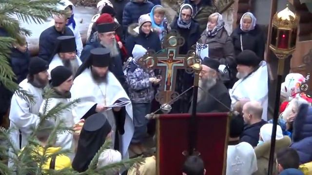 Николо Берлюковский монастырь на Крещение Господне, 2020 г смотреть онлайн