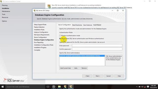 Sql server 2012 installation смотреть онлайн
