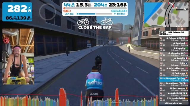 How Hard is Racing A+ Cat on Zwift? смотреть онлайн