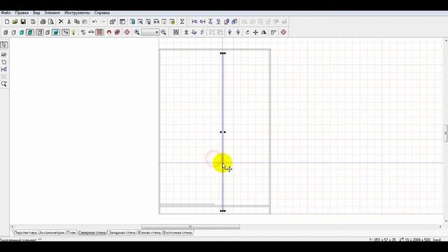 PRO100. Эскиз шкафа-купе. смотреть онлайн