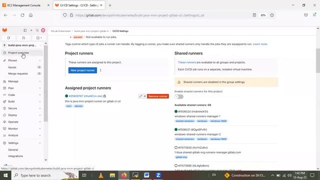 How to Build Java Project using Maven in GitLab CI|Install GitLab Runner on Ubuntu 22.04 LTS| GitLa смотреть онлайн