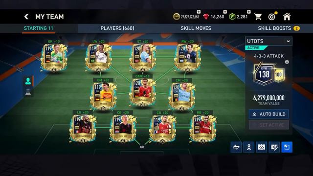 I Built UTOTS ( Ultimate Team Of The Season) Max Rated Squad! We Have Messi, Haaland! FIFA Mobile 2 смотреть онлайн
