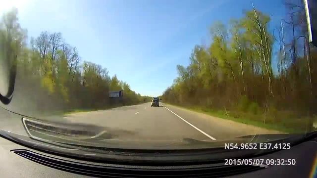 Москва - Подольск - Чехов - Серпухов - Таруса - Калуга 07/05/2015 (timelapse 4x) смотреть онлайн