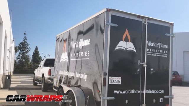 Word Flame trailer gets a new vinyl wrap design смотреть онлайн